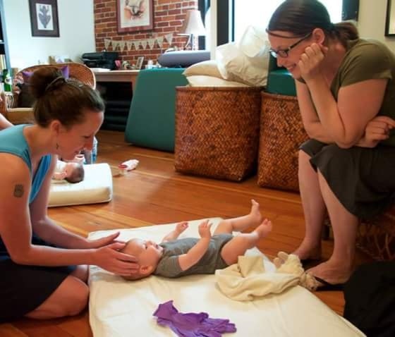 Craniosacral therapy session with gentle hands-on treatment